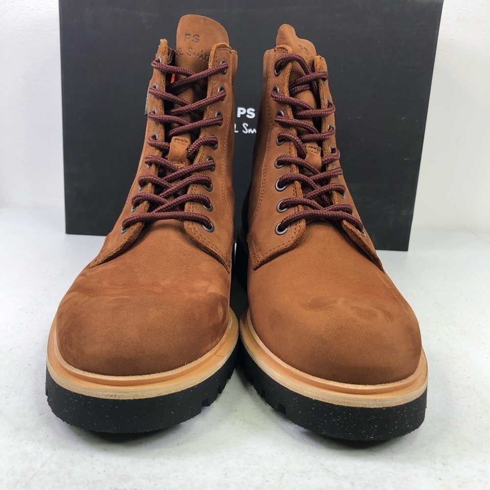PAUL Smith Men’s Fowler Cow Leather Lace Up Boots - Picture 4 of 9